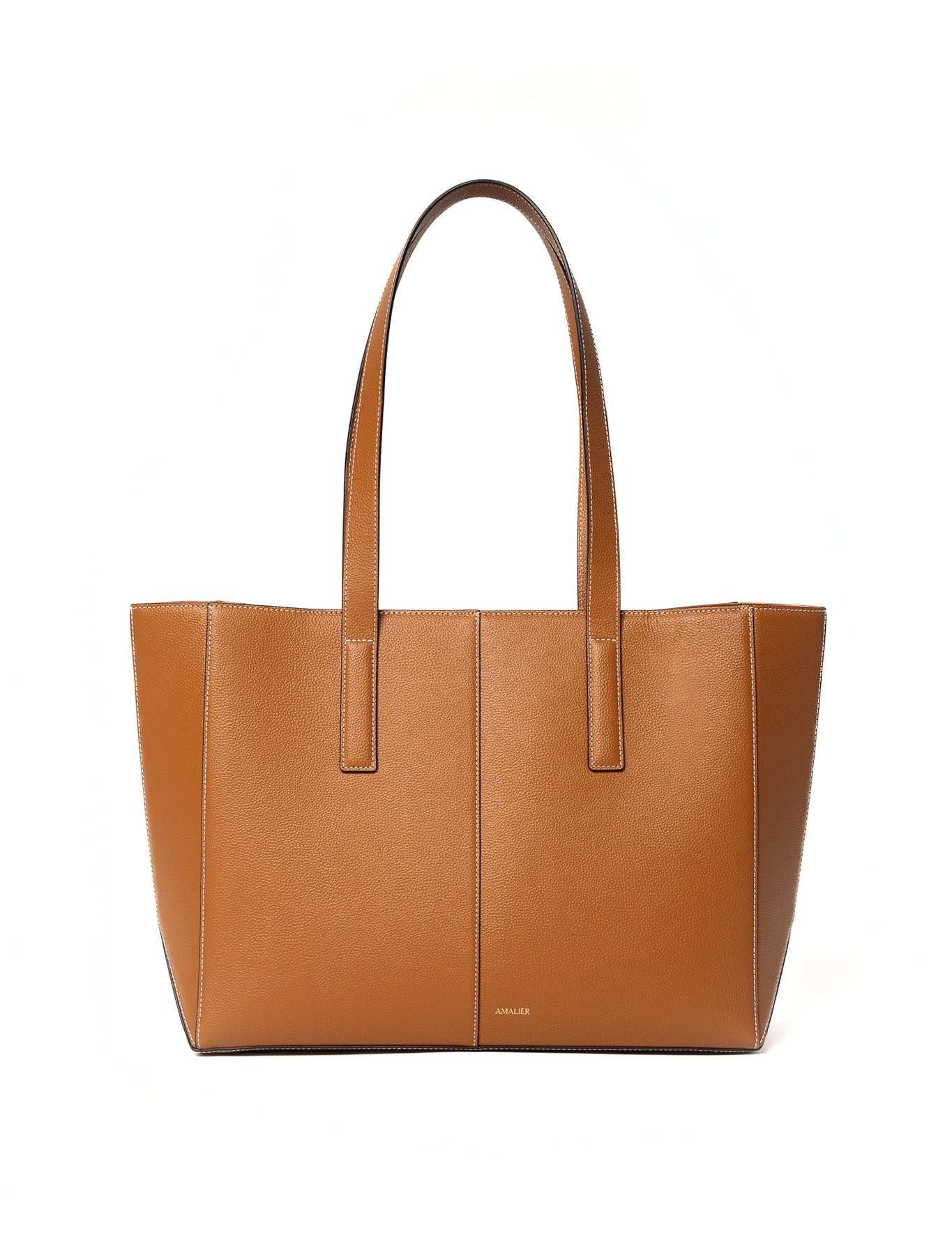 Daely Tote - Camel Front View