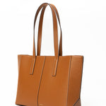 Daely Tote - Camel Angled View