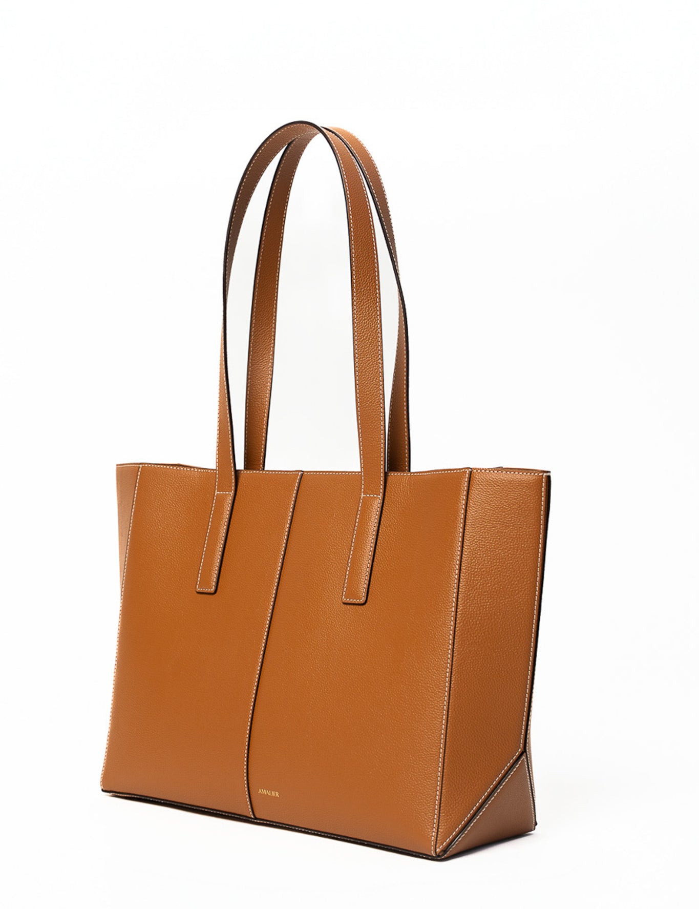 Daely Tote - Camel Angled View