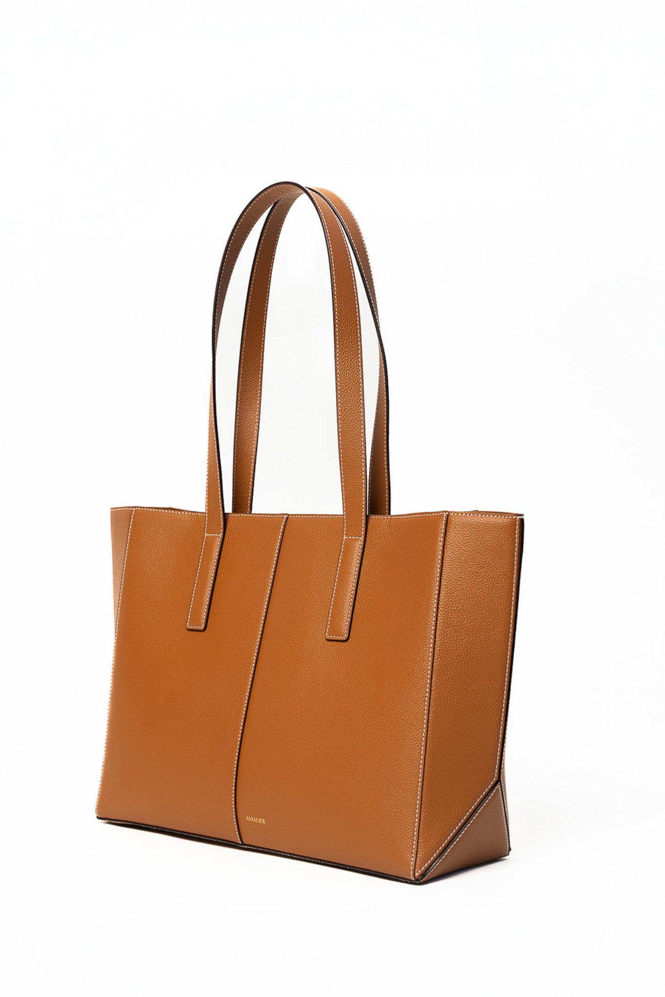 Daely Tote - Camel Angled View