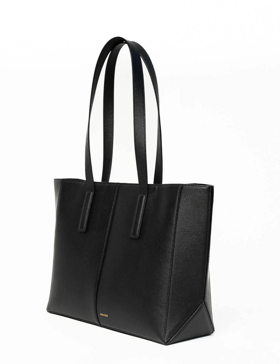 Daely Tote - Black Angled View